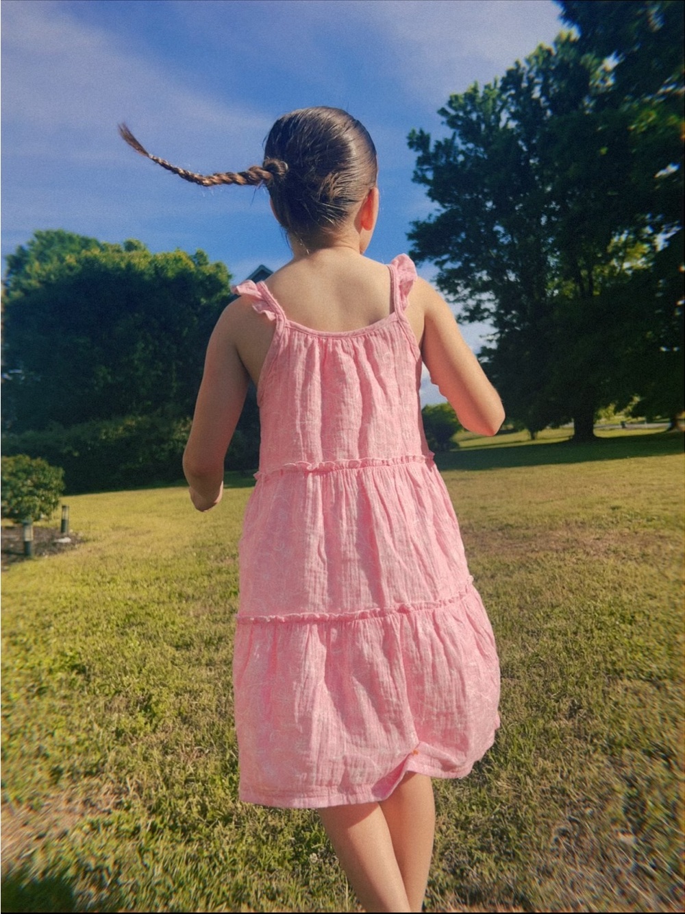 Cat & Jack Pink Tiered Sundress